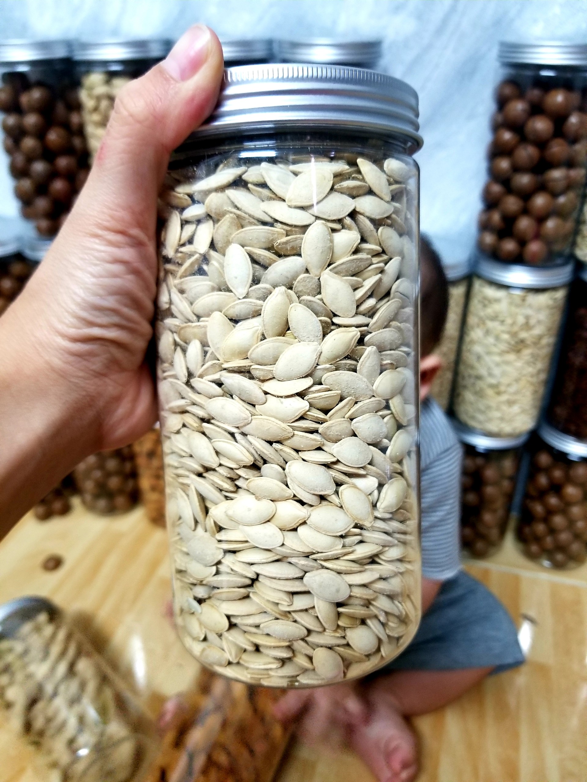 500gr Hạt Bí Rang Tay Loại 1