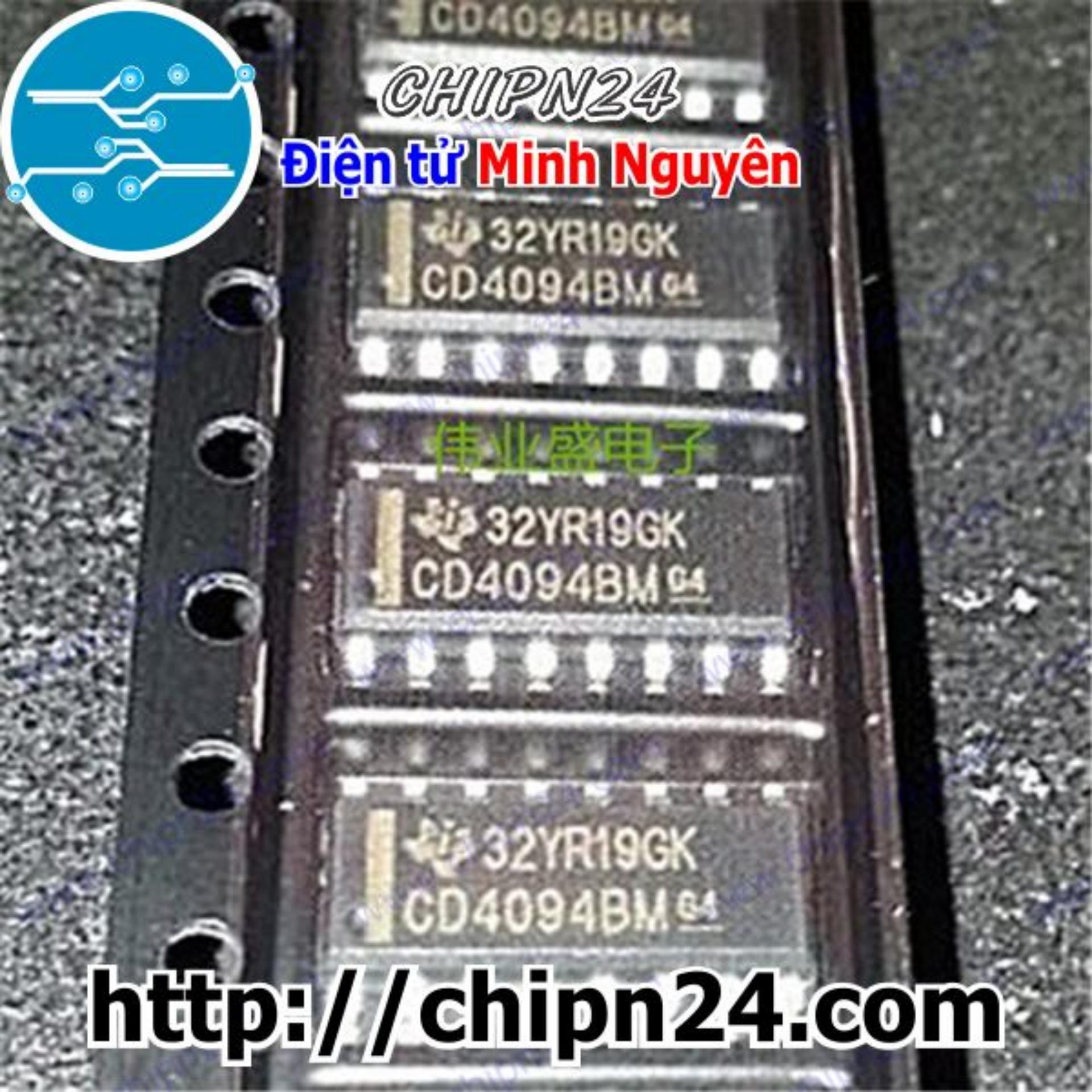 [3 con] (SOP) IC Dán CD4094 SOP-16 (SMD) (CD4094BM 4094)