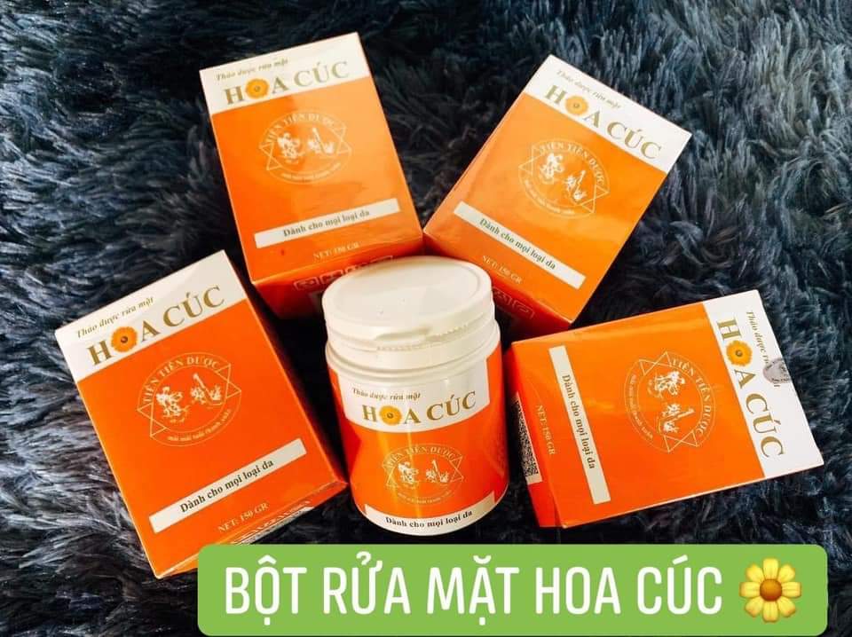 Bột Rửa Mặt Thảo Dược_ Hoa Cúc_150g_Kiềm dầu số 1