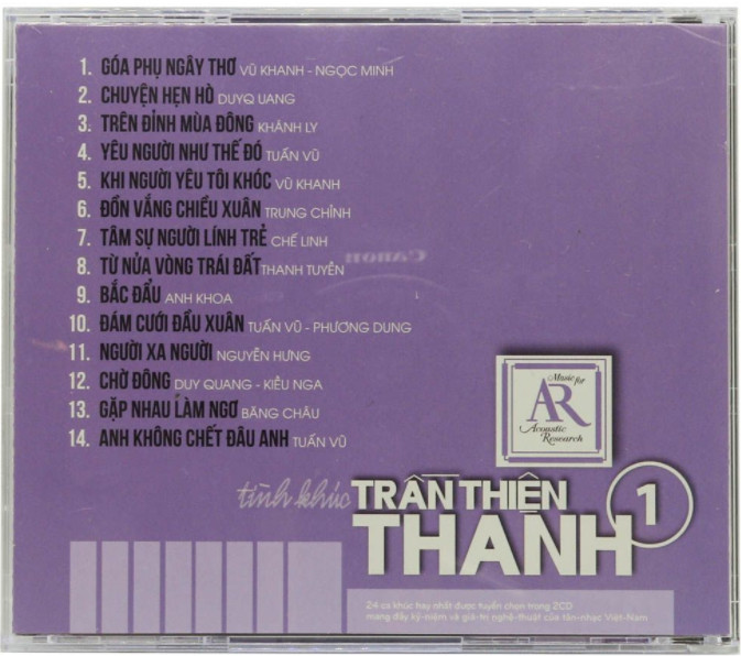 Bộ 2cd TÌNH KHÚC TRẦN THIỆN THANH