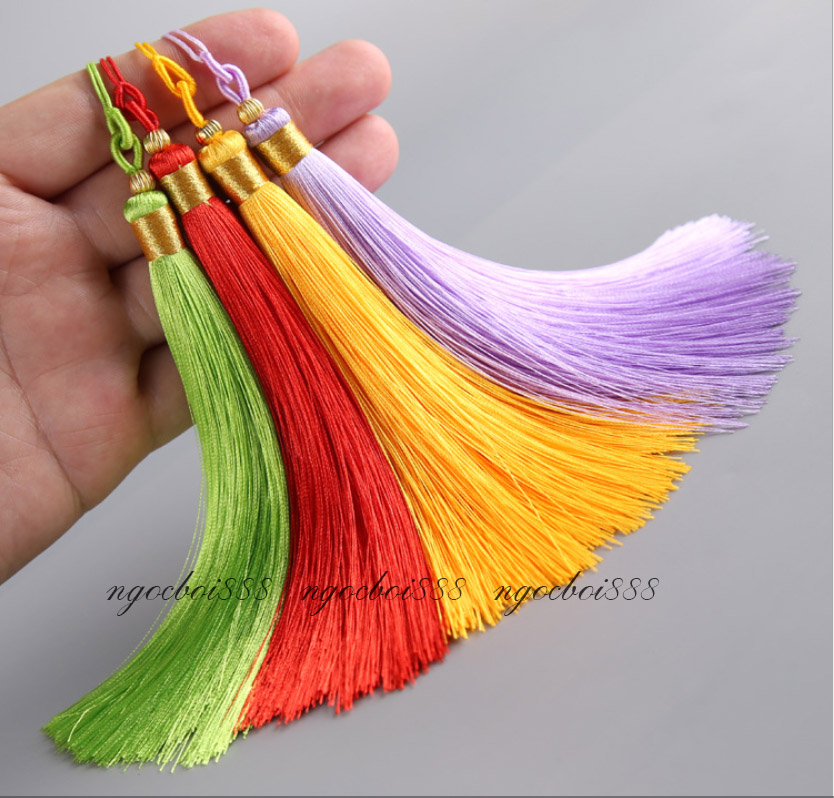 Tua Rua 13cm Xỏ Hạt Đồng Chỉ Vàng (Xem thêm hình ảnh và kích thước ở phần mô tả)