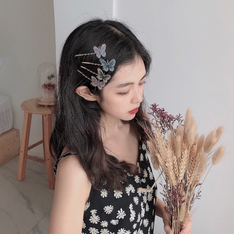 [HCM][Có sẵn] Kẹp tóc xước hình bướm Butterfly HOT TREND