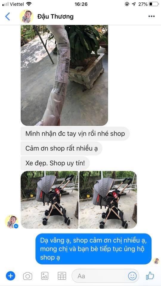 Xe đẩy cho bé Funnio A10 dòng xe 2 chiều 3 tư thế (Belecoo)