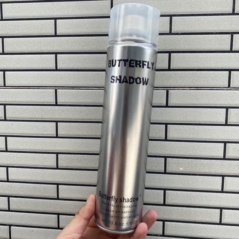 GÔM XỊT TÓC BUTTERFLY SHADOW 600ML - HÀNG CHÍNH HÃNG