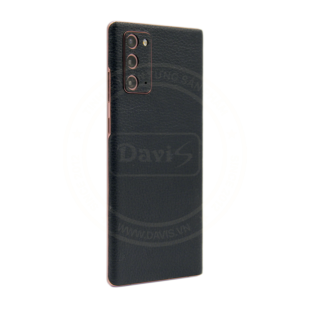 Dán da điện thoại Galaxy Note 20, làm từ da thật cao cấp - Chính hãng Davis