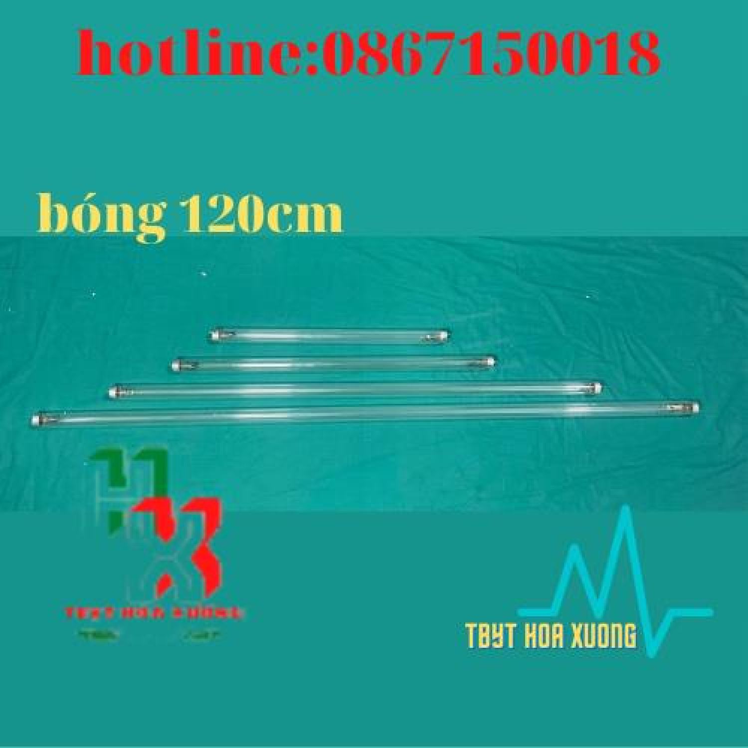 Đèn Cực Tím , Đèn Diệt Khuẩn Không Khí , Đèn UV ( Com Bo Máng + Bóng UV 120cm )