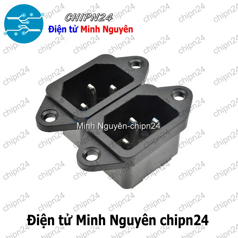[1 cái] (Q27) Jack nguồn AC-04 3 chân 10A 250V - HH005364