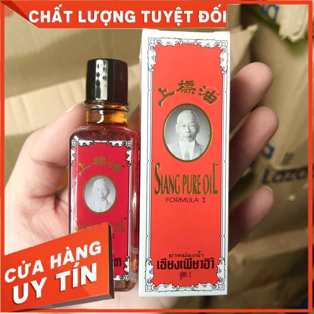 Dầu ông già siang pure oil 25cc đỏ chính hãng thái lan
