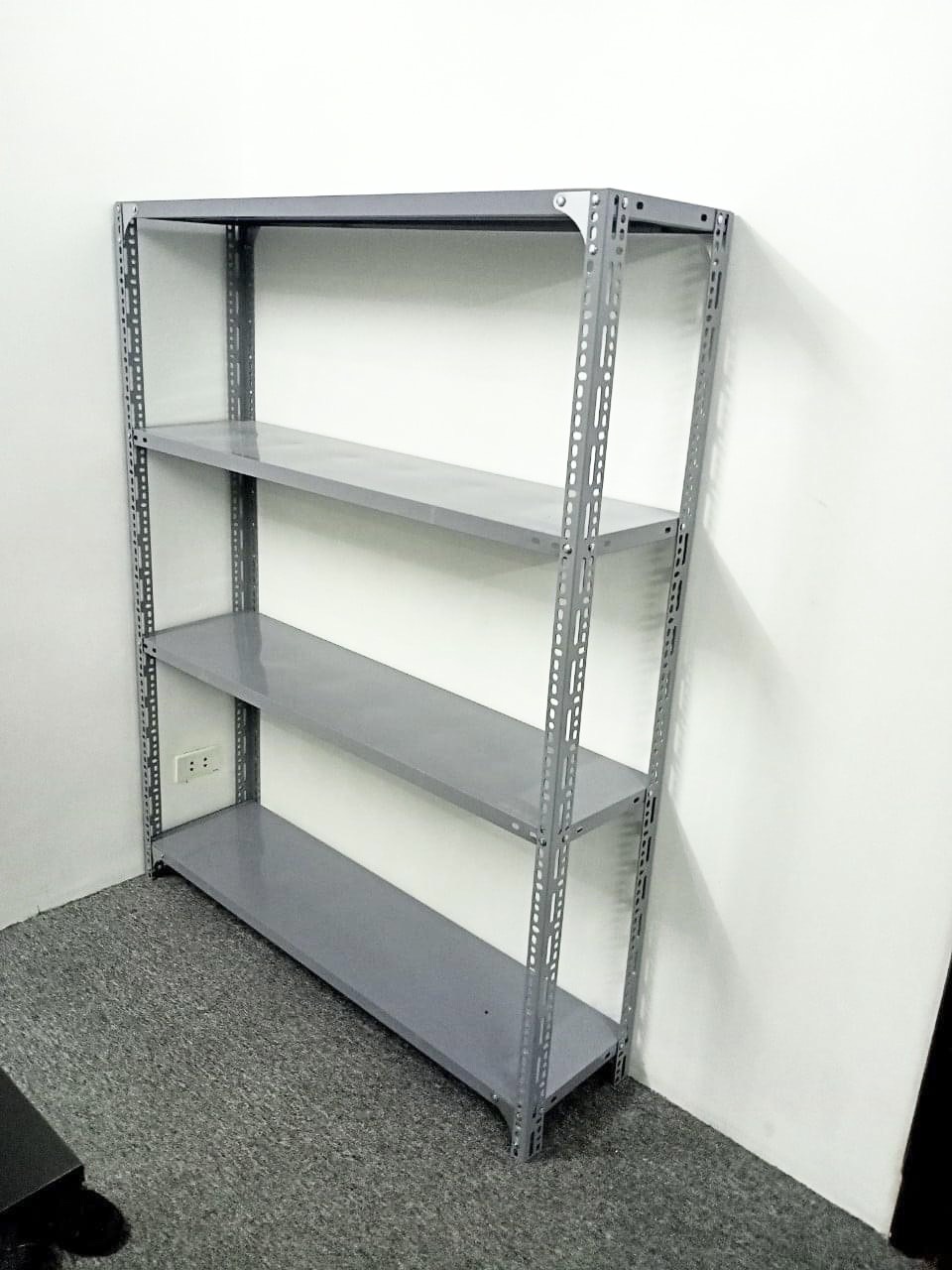 Kệ Sắt V Lỗ R40xD100xC150X4 tấm