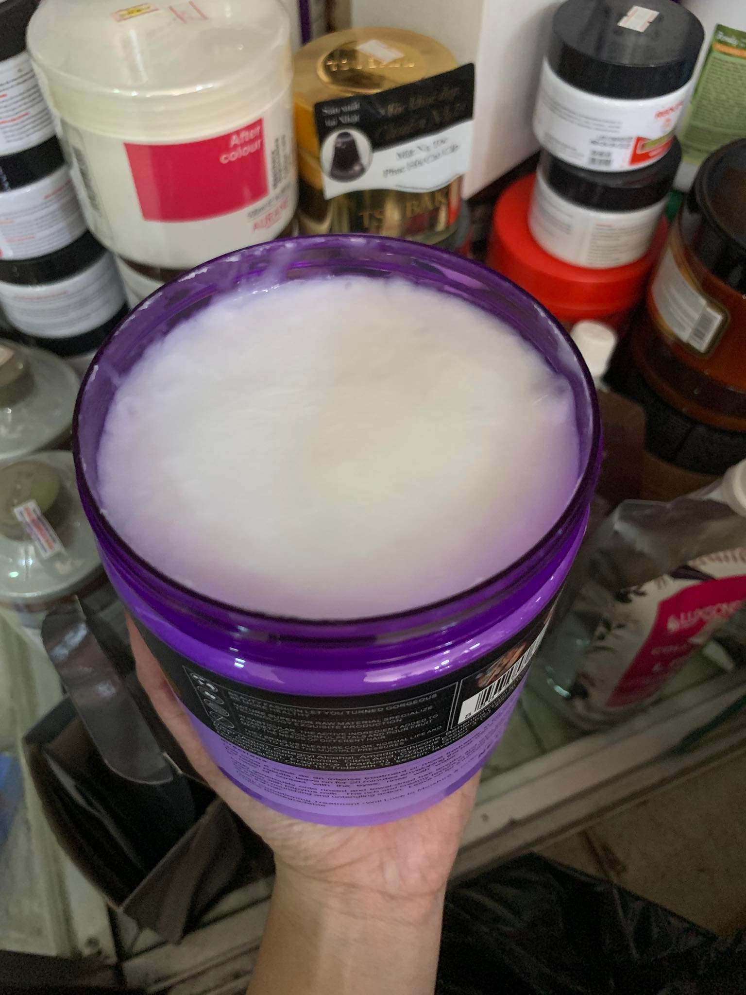 DẦU HẤP Ủ TÓC KERATIN màu tím HÀN QUỐC 1000ML