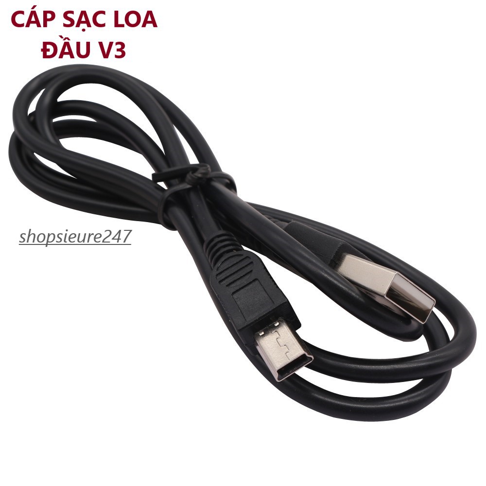 Cáp sạc loa đầu v3