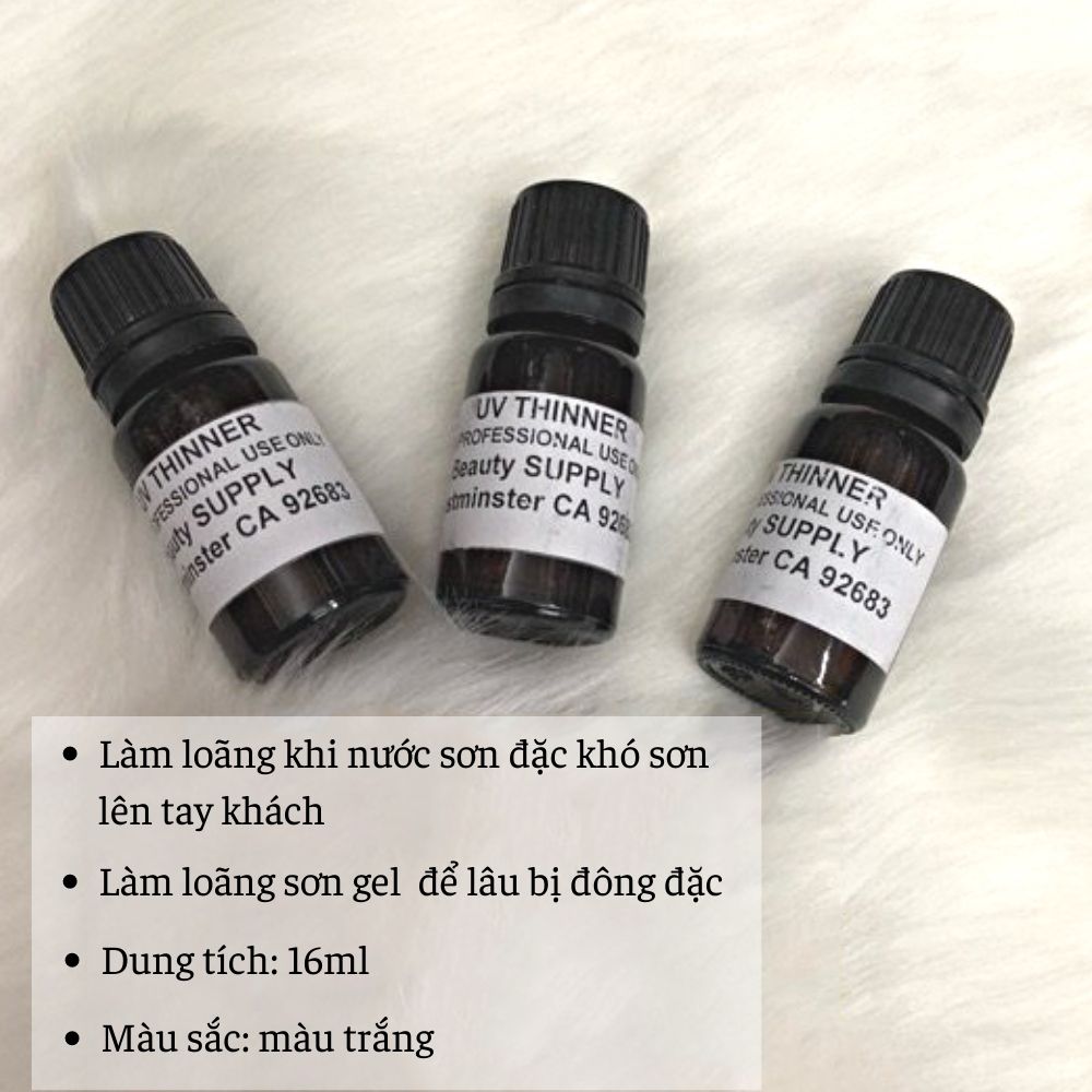 Nước pha sơn gel 10ml