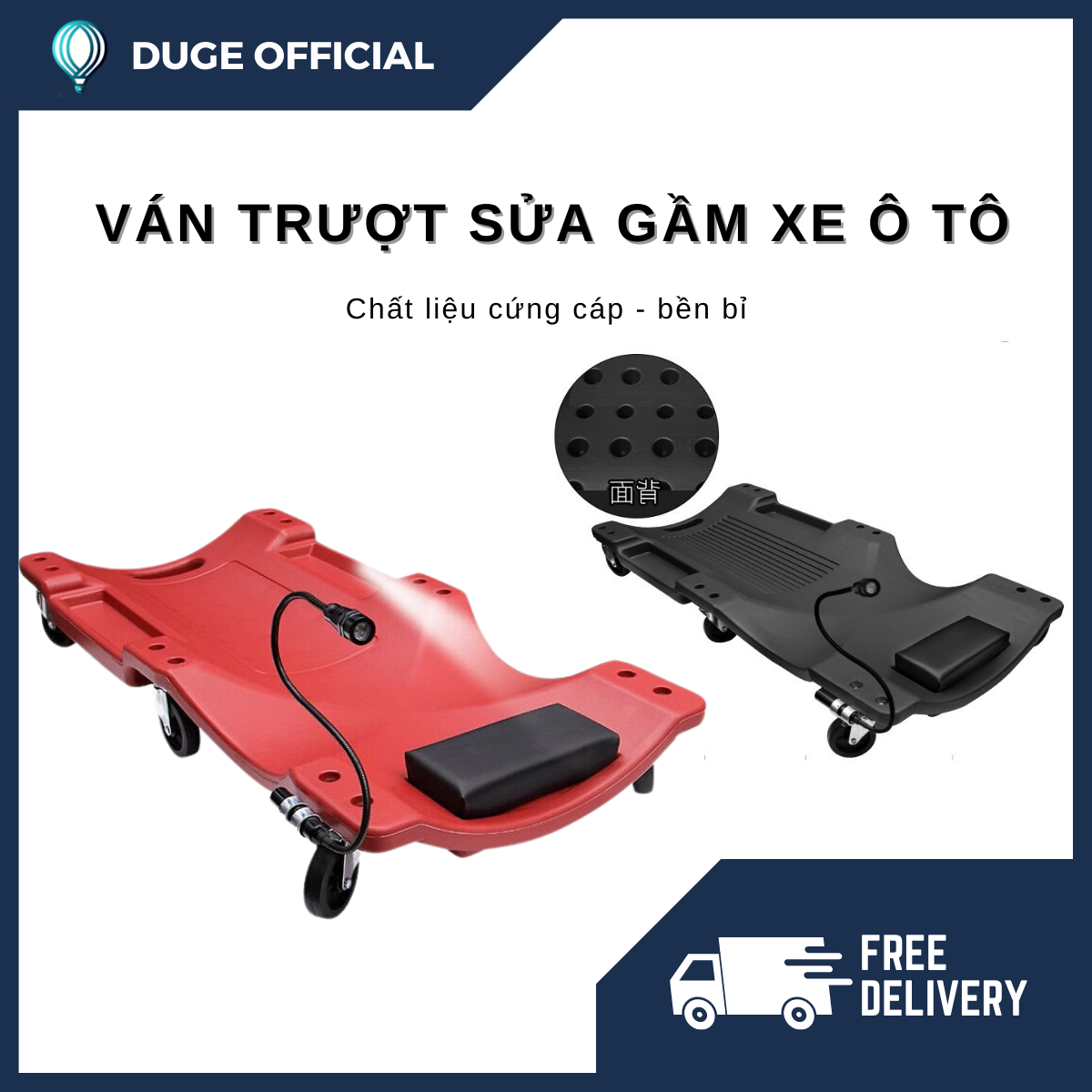 Xe chui gầm ô tô, bàn nằm chui gầm sửa chữa xe