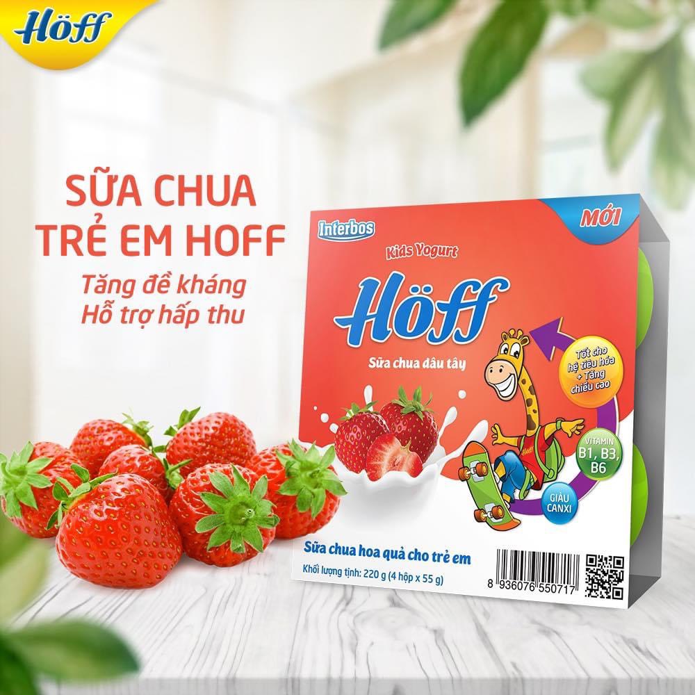 Sữa chua Organic Hoff trẻ em ( 1 lốc - 6 hủ )
