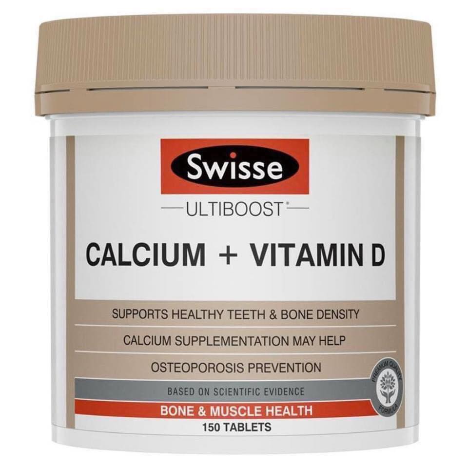 CALCIUM VITAMIN D SWISSE lọ 150 viên