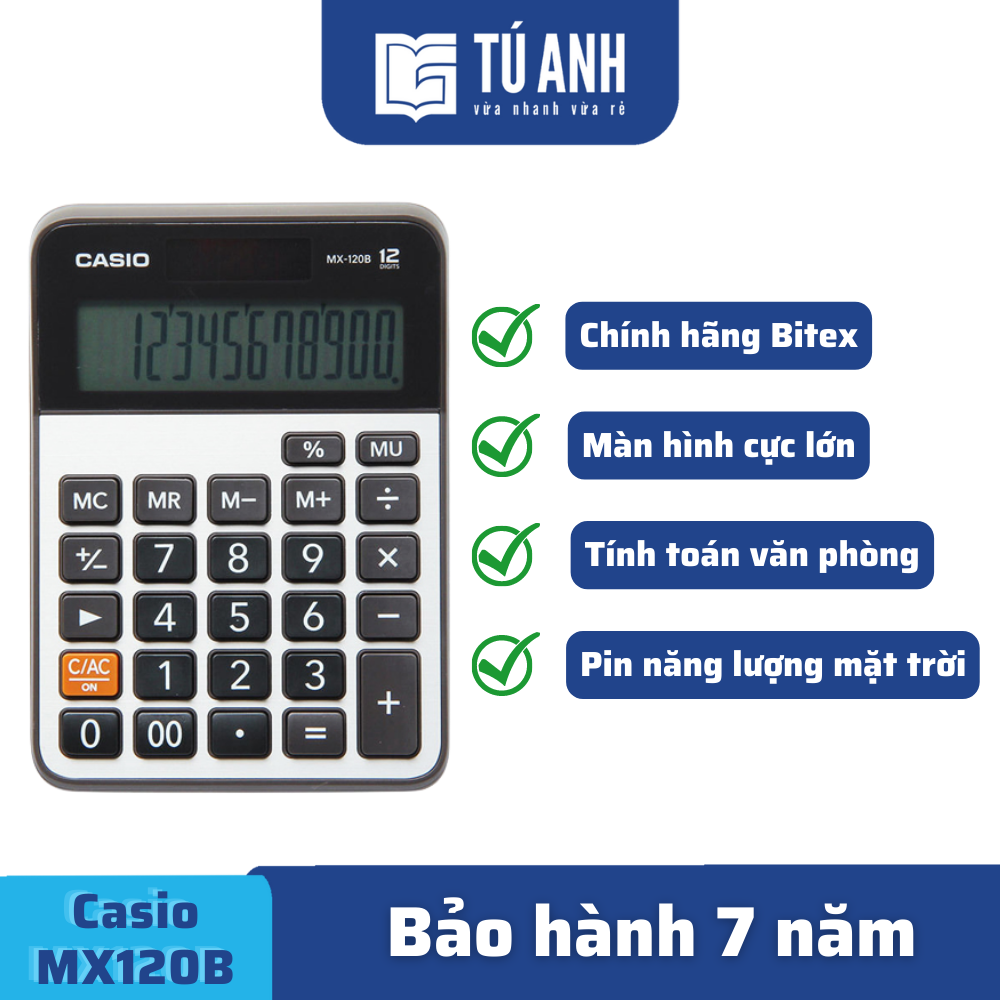 Máy Tính Để Bàn CASIO MX-120B [ Sản phẩm chính hãng ]