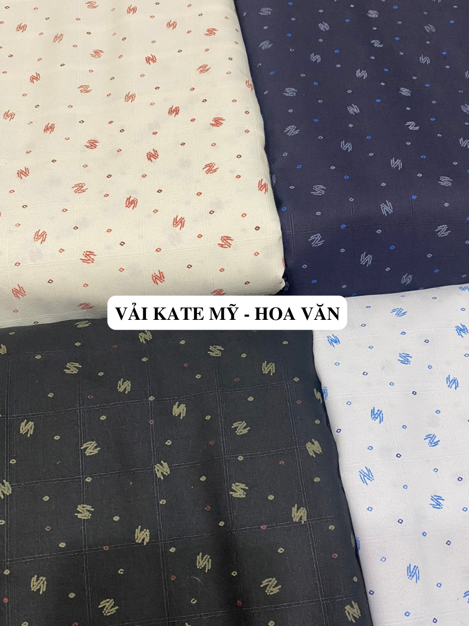 VẢI KATE - HOA VĂN (KHỔ 1M2) -DÒNG VẢI CÔNG SỞ