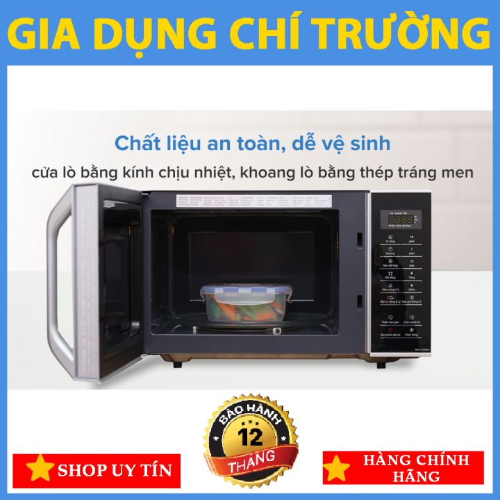 [LÒ VI SÓNG CÓ NƯỚNG] Panasonic NN-GT35HMYUE 23 lít