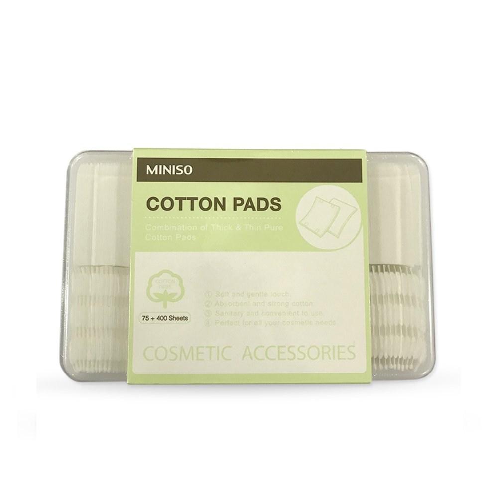 Hộp 1000 Miếng Bông tẩy trang MINISO Nhật Bản