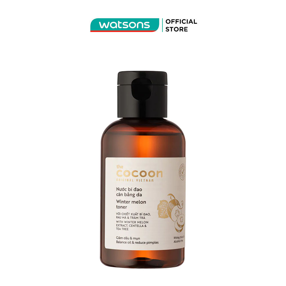 Nước cân bằng da cocoon bí đao winter melon toner 140ml