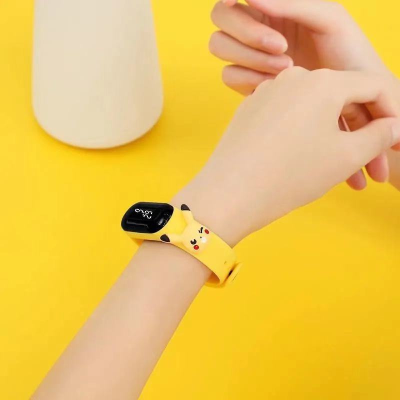 Đồng hồ led có hình thú cho bé, đồng hồ bé trai gái điện tử đeo tay