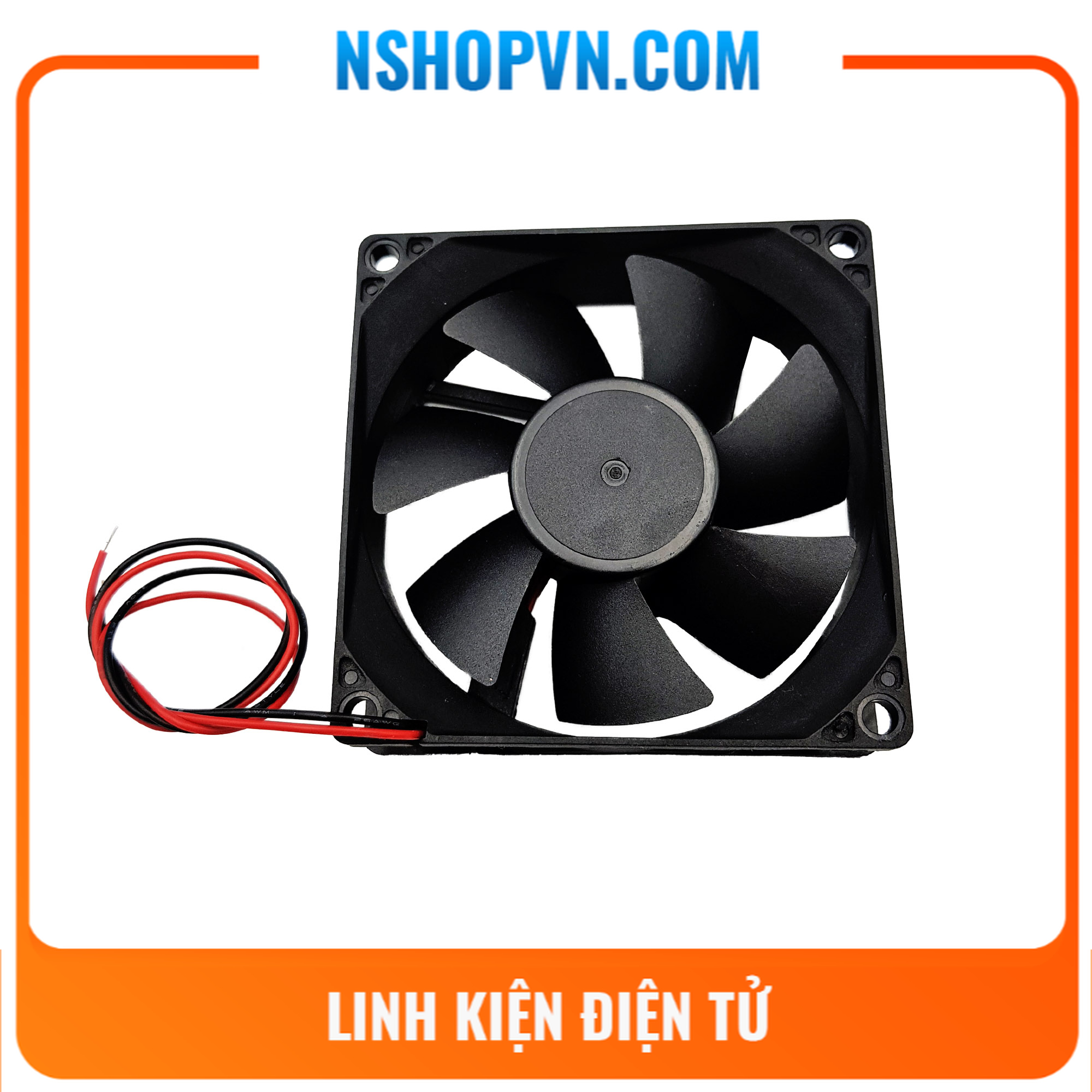 Quạt tản nhiệt 8cm 12vdc