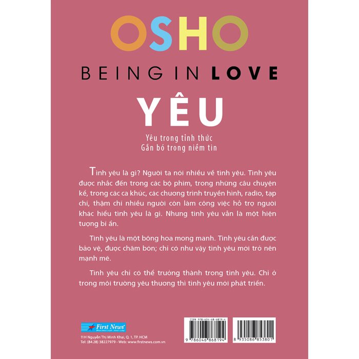 Sách Osho - Yêu Being In Love (FN)