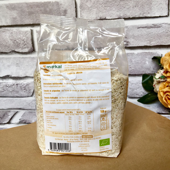 Hạt Kiều Mạch Cán Dẹt Hữu Cơ Markal - Pháp