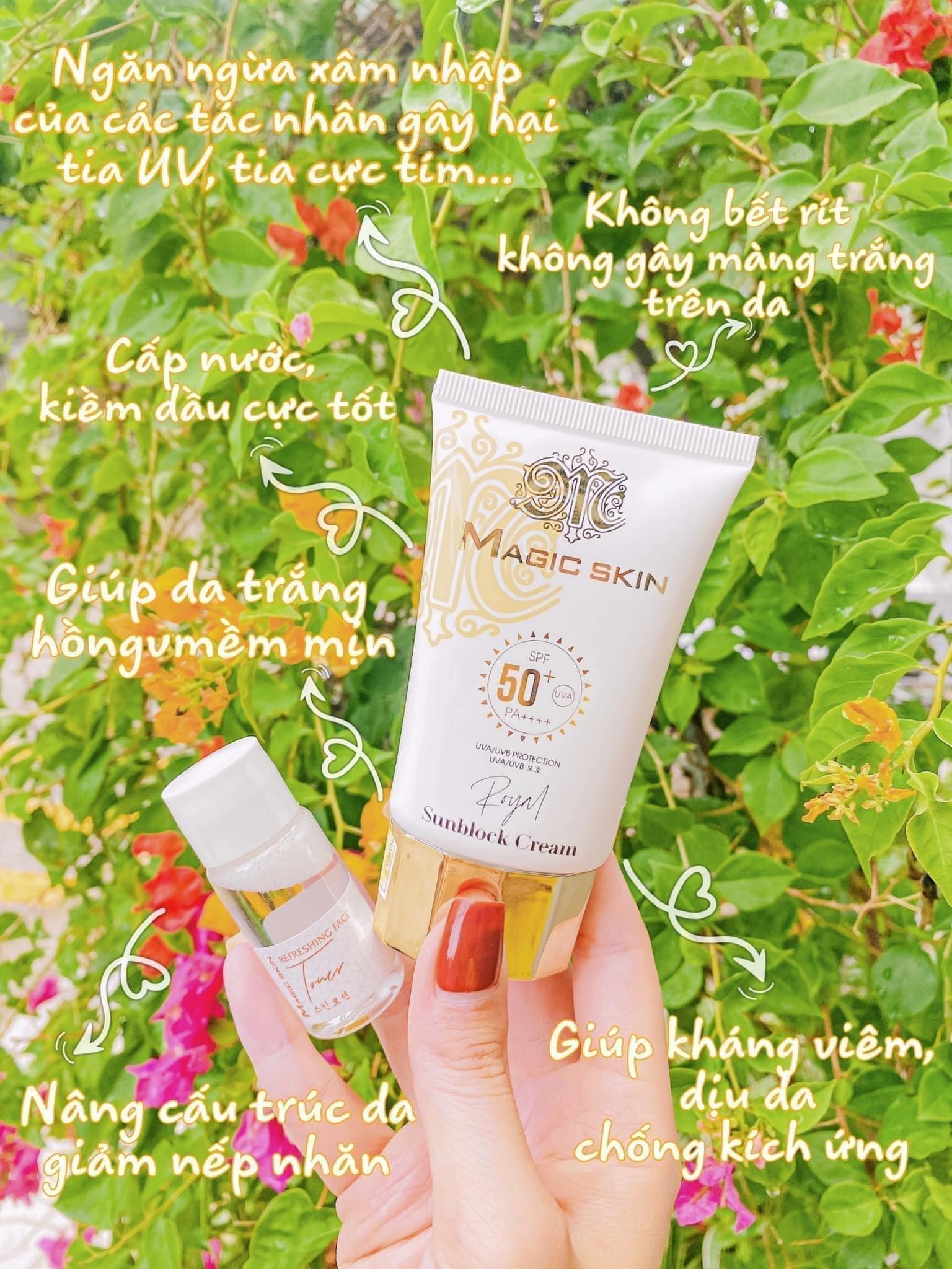 Kem chống nắng thảo dược Magic skin