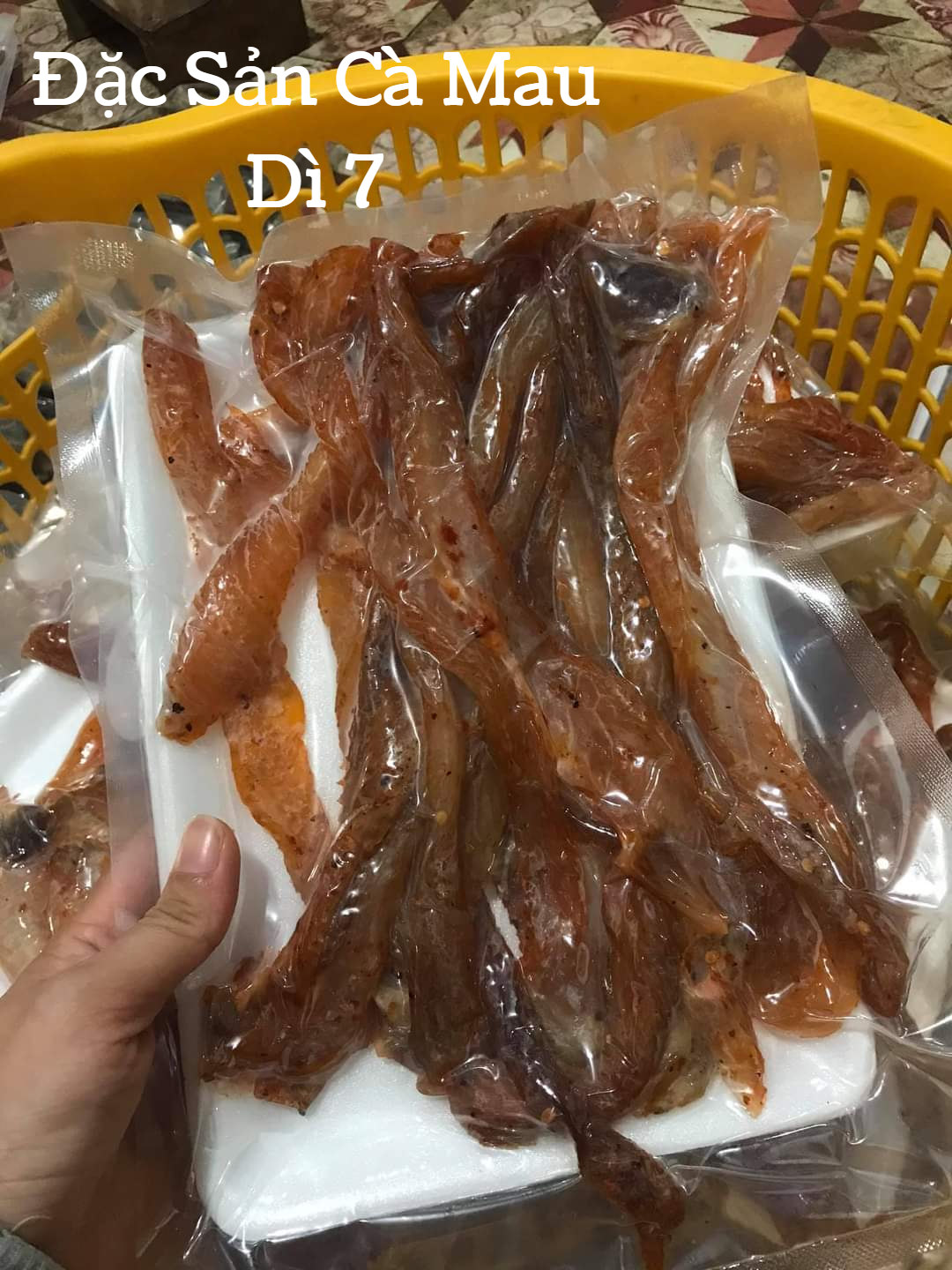 [500Gram] Khô cá lóc thái sợi vị ướp lạ ngon