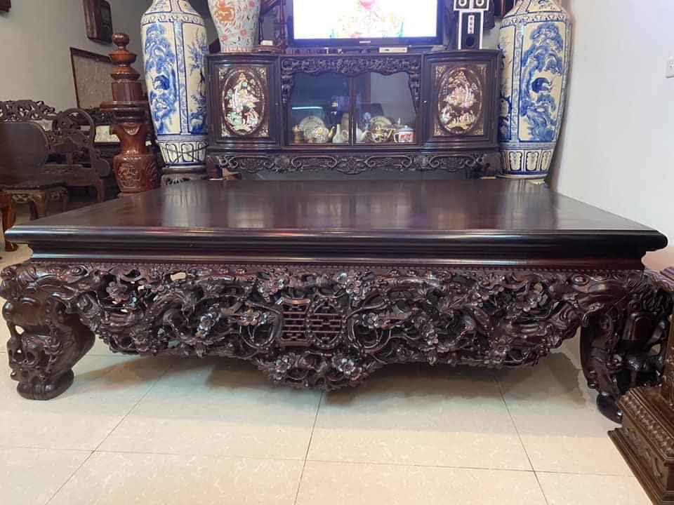 Sập ngồi - Sập ngồi mai chân 22 1m6*2m