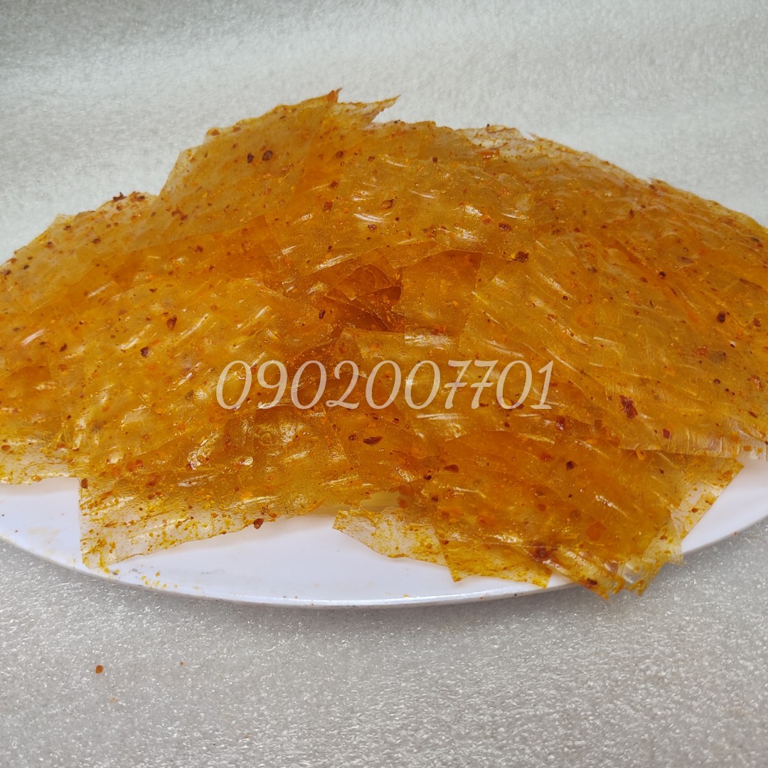 100g bánh tráng lá sa tế tỏi chính gốc tây ninh - đồ ăn vặt