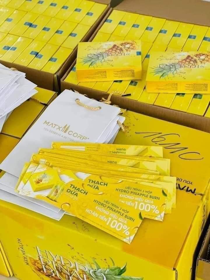 Thạch Dứa Giảm Cân Matxi Corp