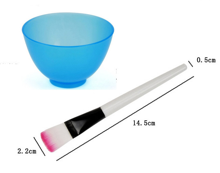 Bộ dụng cụ chén trộn mặt nạ 5 món ( Giao màu ngẫu nhiên )