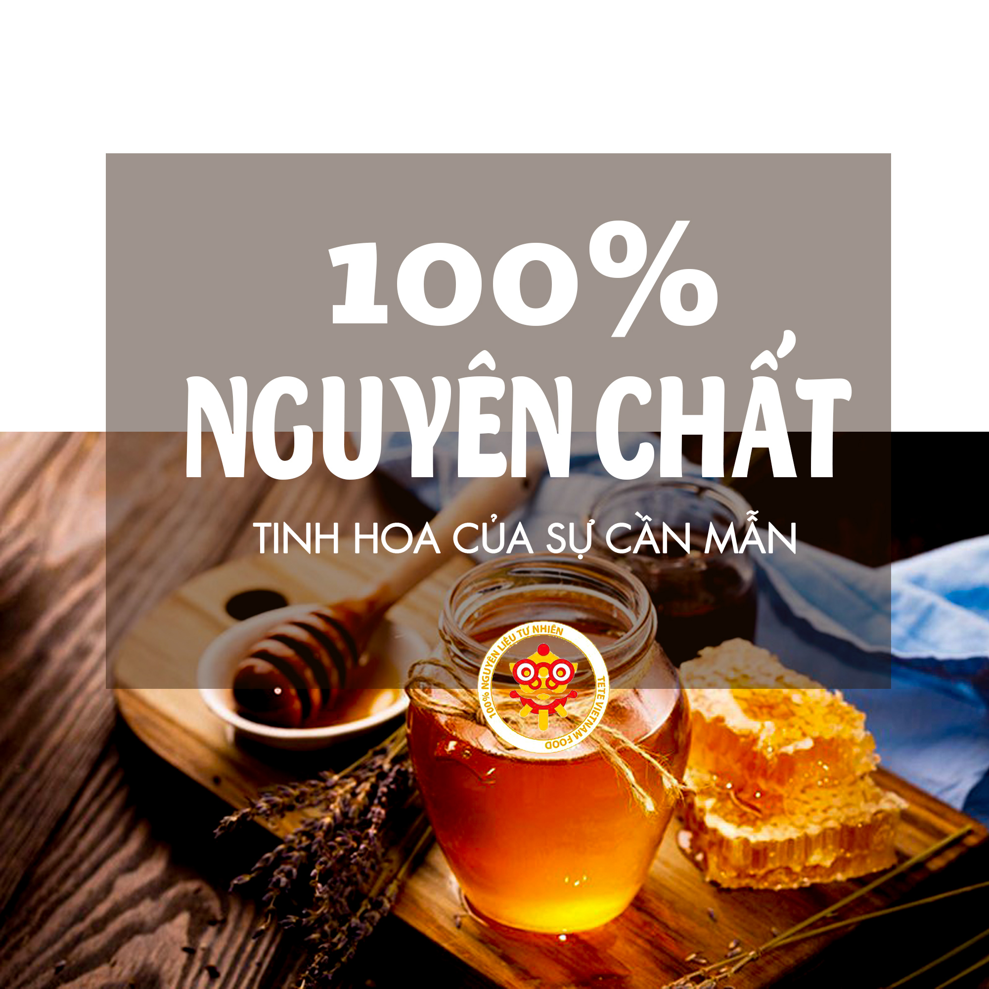 Mật Ong Rừng Hoa Bạc Hà Daklak TETE 1 LÍT