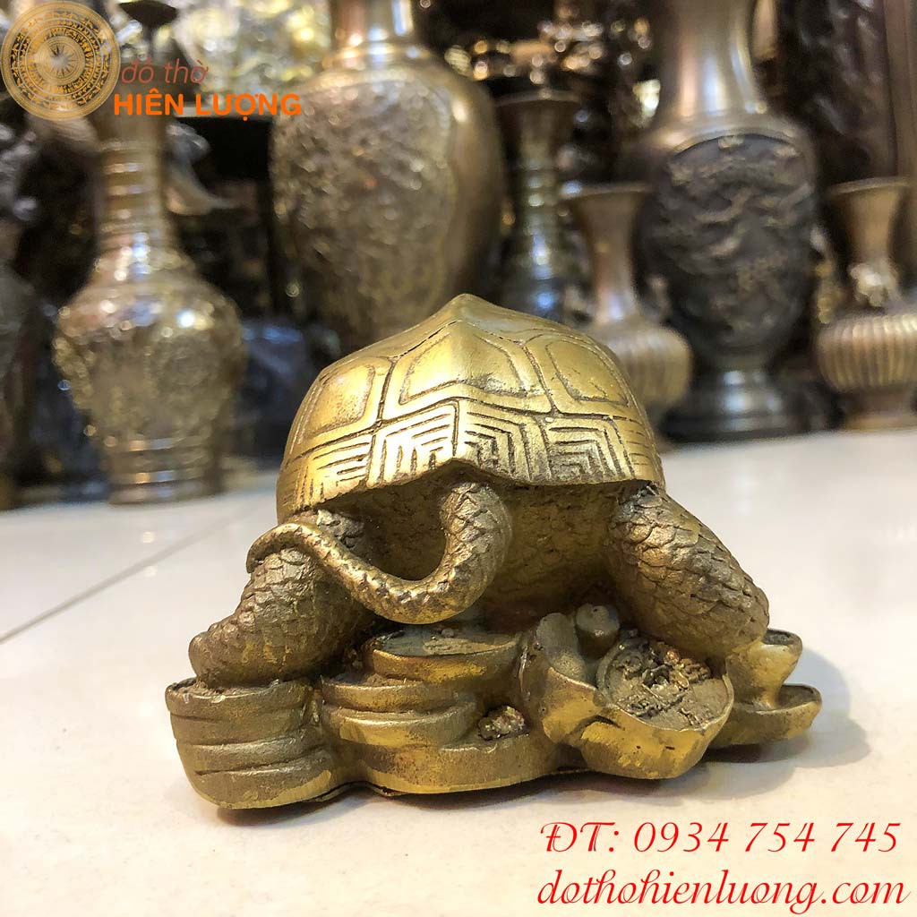 Tượng Rùa Phong Thủy Bằng Đồng Trấn Trạch- Tăng Vượng Khí, Bảo Vệ Gia Chủ