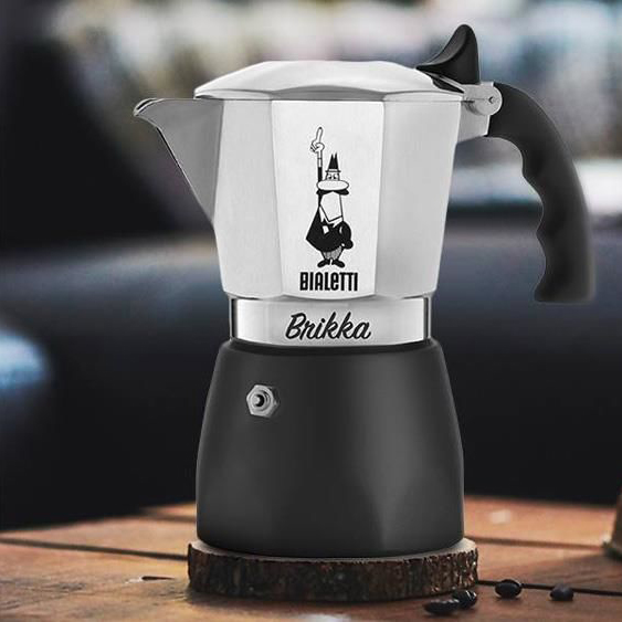 Ấm pha cà phê, bình cafe Bialetti Brikka 4 cup New 2020 (Italy)