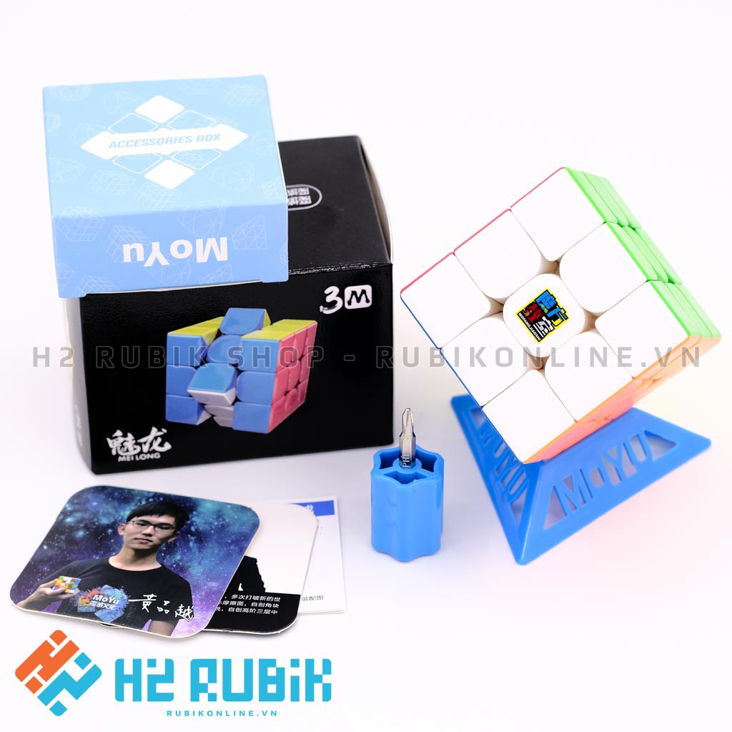 Rubik 3X3 Có Nam Châm Mofangjiaoshi Meilong 3X3 M