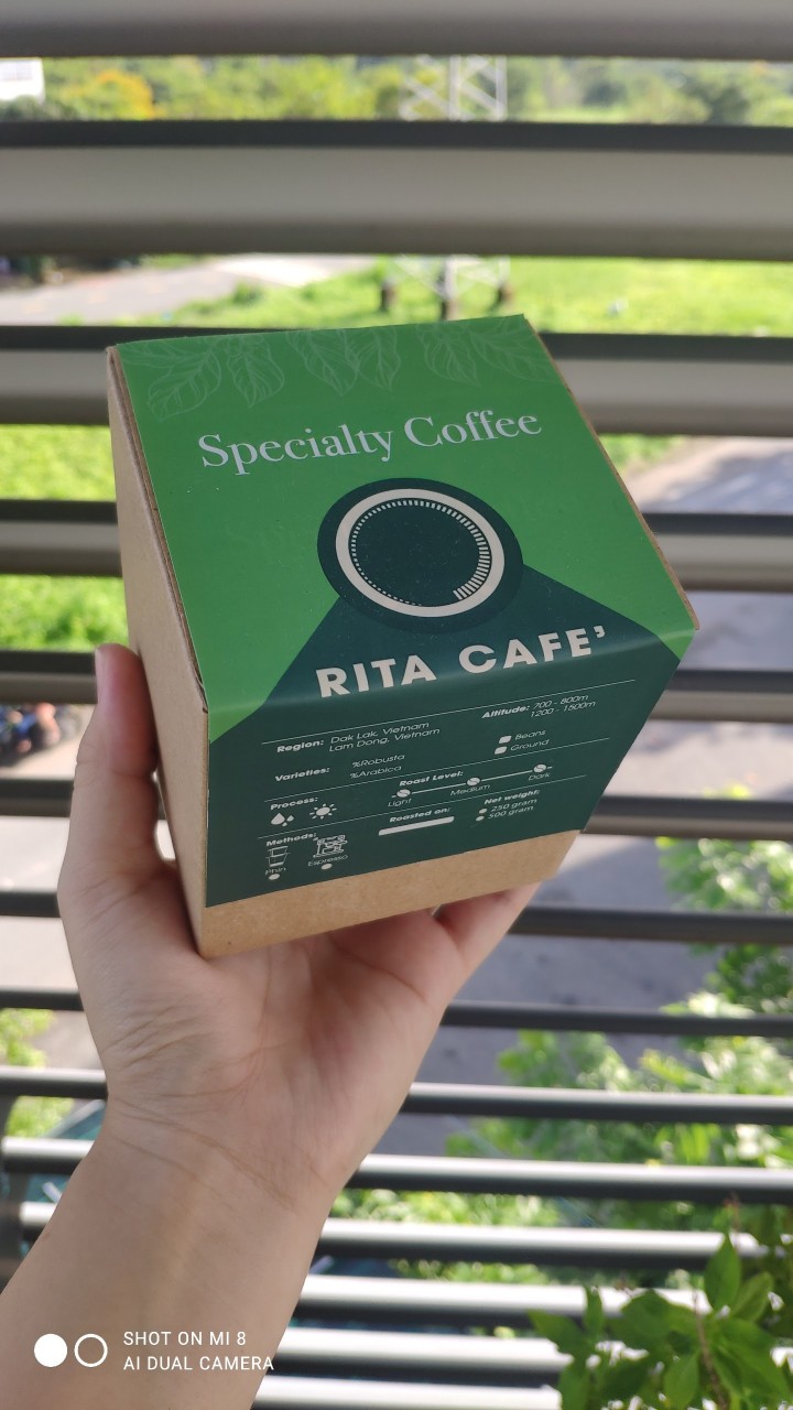(Quà tặng ngẫu nhiên) 2 Hộp cà phê phin giấy specialty coffee(8g/15gr)- Rita Cafe'