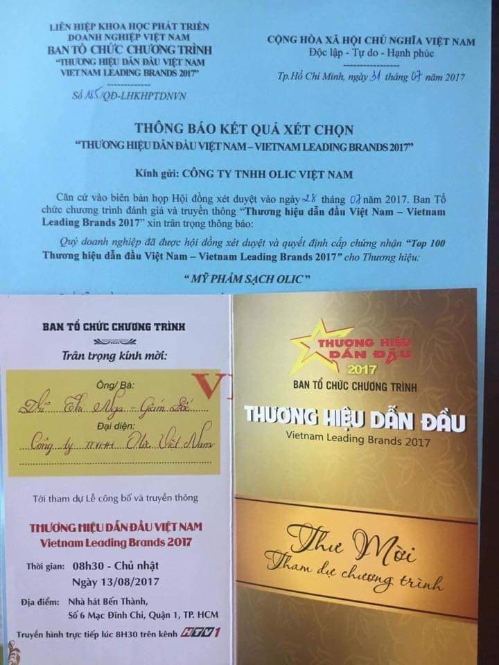 Sữa rửa mặt Olic mẫu mới
