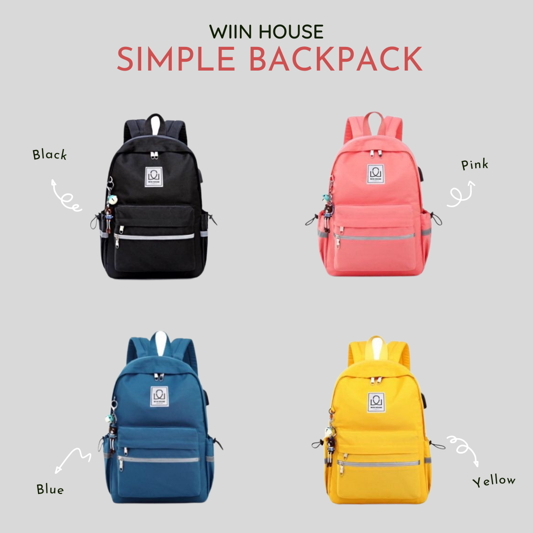 Wiin House-Balo Wiin x Simple (Kèm phụ kiện móc gắn)