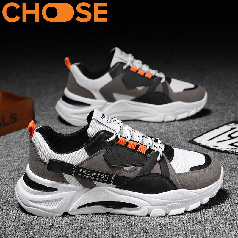 [HCM]Giày Nam ULZZANG Choose Sneaker Nguyên Khối Tăng Cao 4401