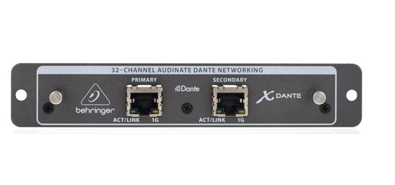 Behringer X-Dante 32-Channel Expansion Card For X32 Digital Mixing Console