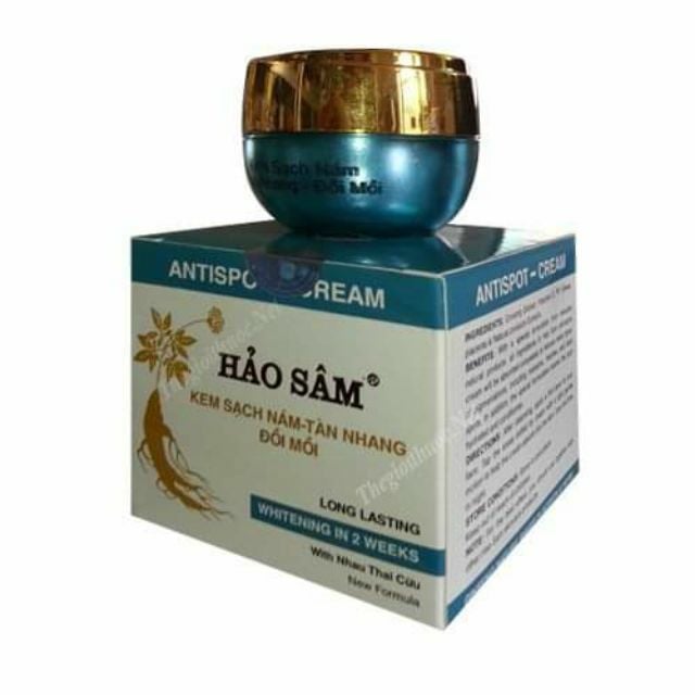 kem hảo sâm nám tàn nhang đồi mồi