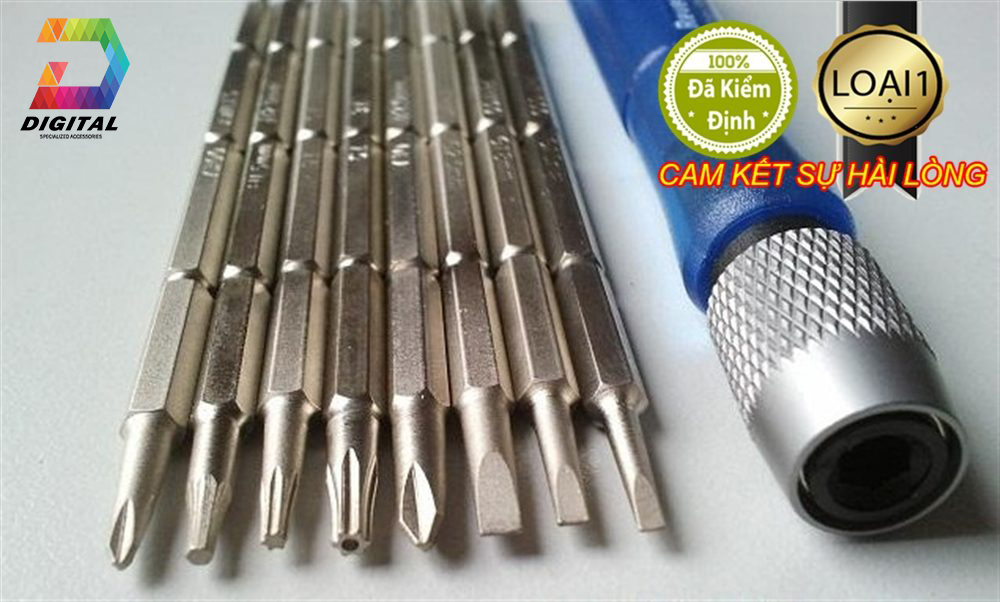 Bộ Tua Vít Đa Năng 8 Cây Tặng Kèm Túi Vải