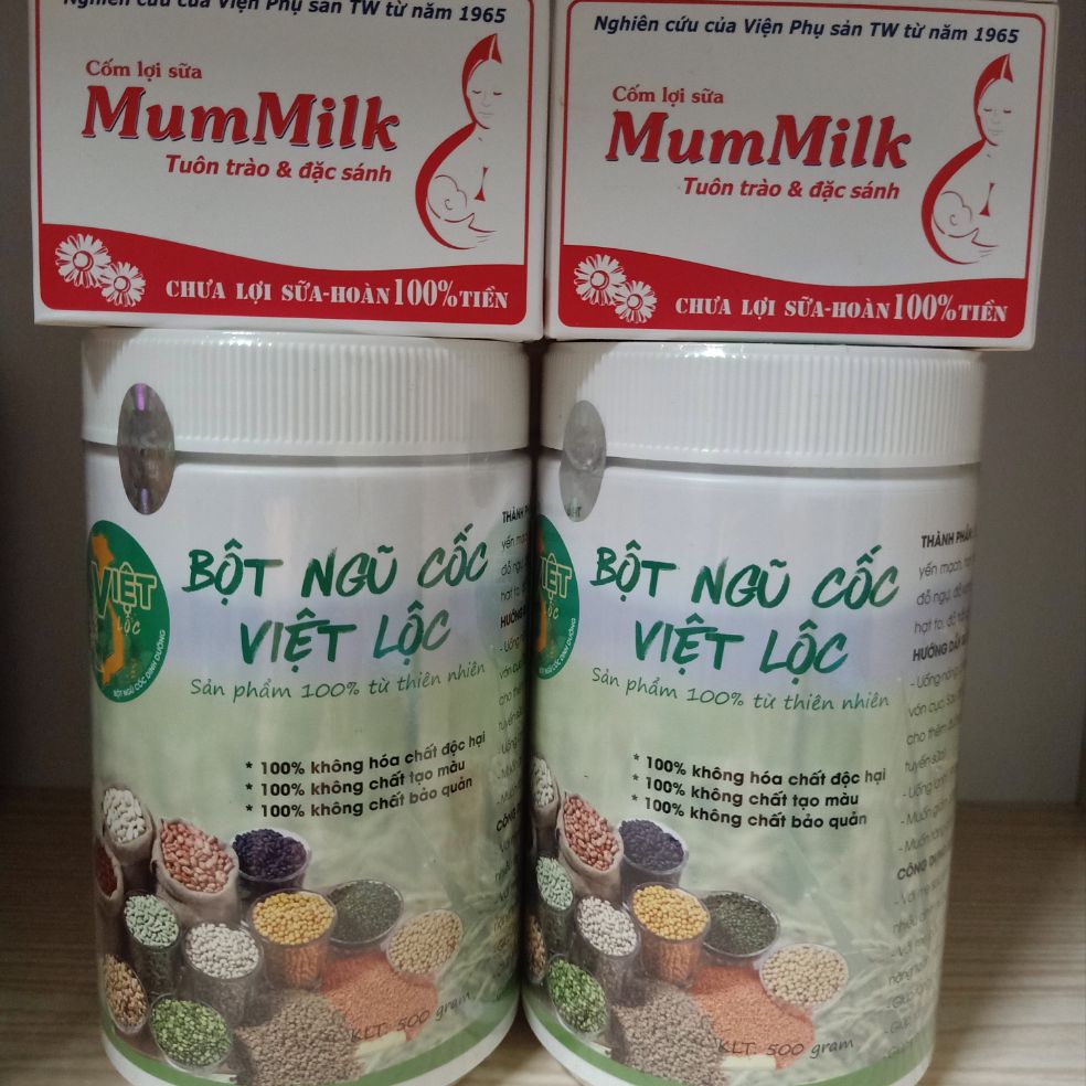 [HCM]combo 1kg ngũ cốc kèm 2 hộp cốm
