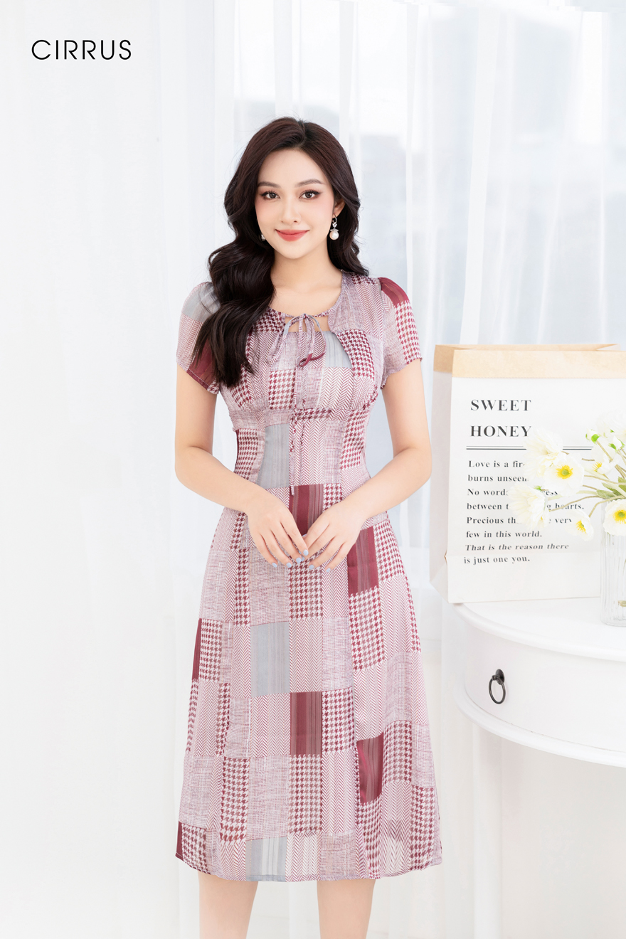 Đầm xòe CIRRUS 203310 tím