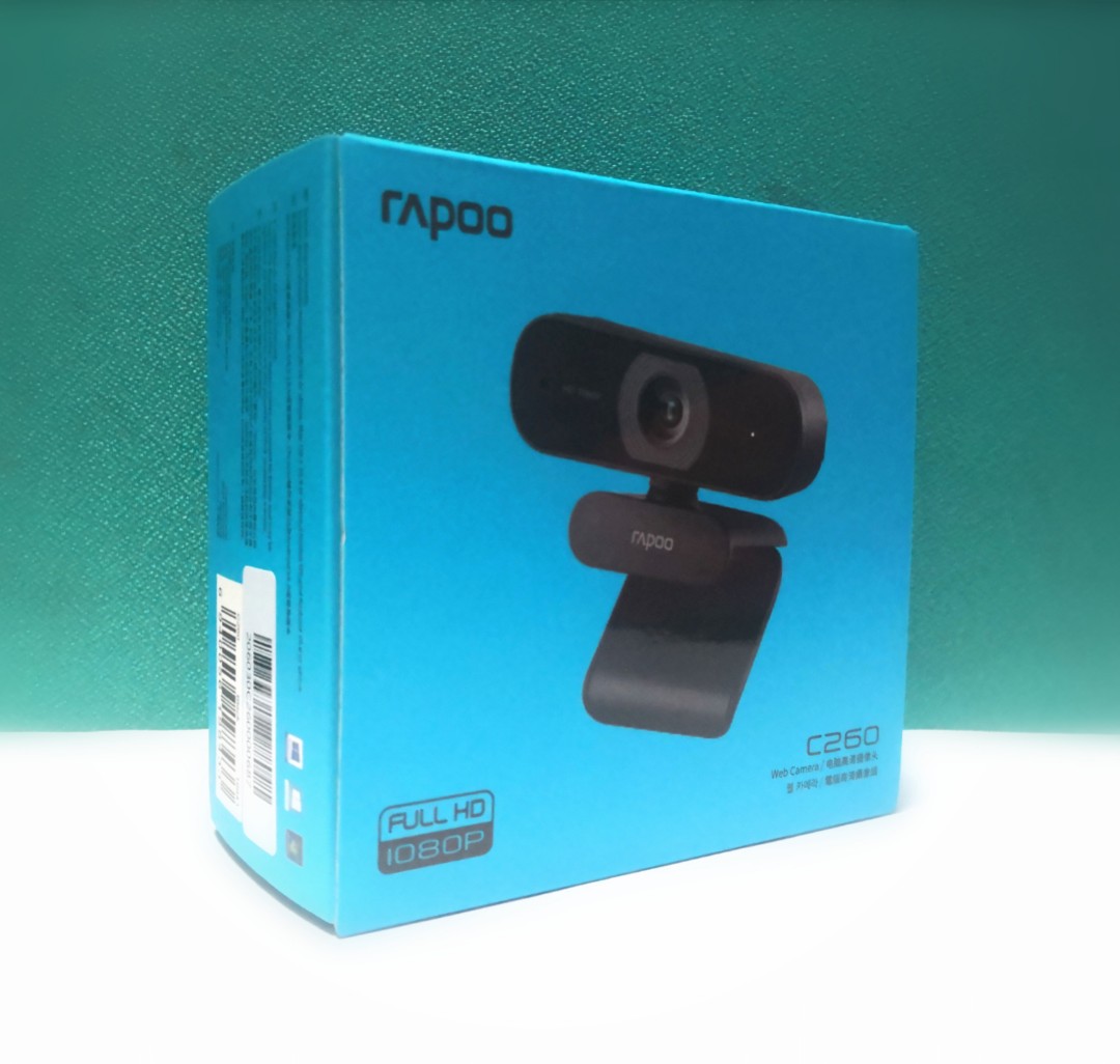 Webcam Rapoo C260 FullHD 1080p - Hàng Chính Hãng