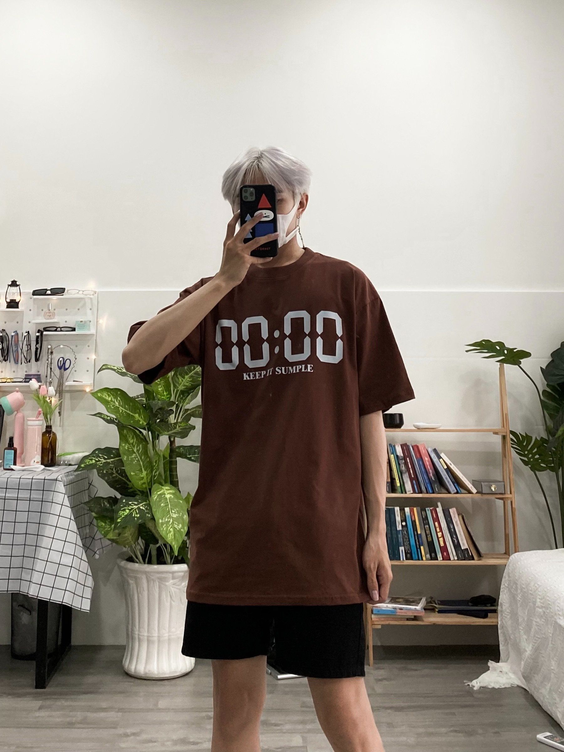 Áo thun tay lỡ form rộng Keep It Sumple unisex nam nữ vải cotton 100% dày dặn co dãn tốt Thời trang Unisex HCM AQC29