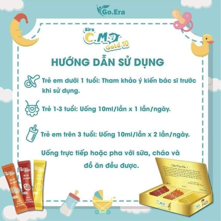 [HCM]Combo 3 Hộp Siro Cá Mập Gold 10 Mẫu Mới